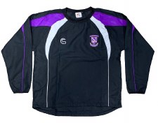 CS Kilrush RFC Training Jacket (Black Purple White) Small
